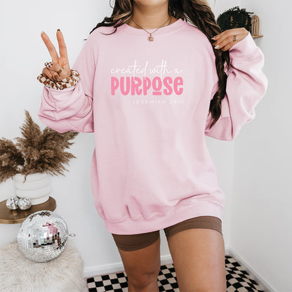 Created With A Purpose Unisex Crewneck