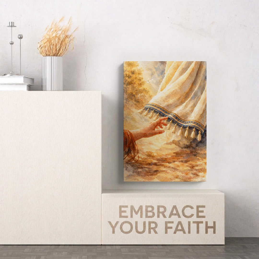 Touch of His Garment Canvas