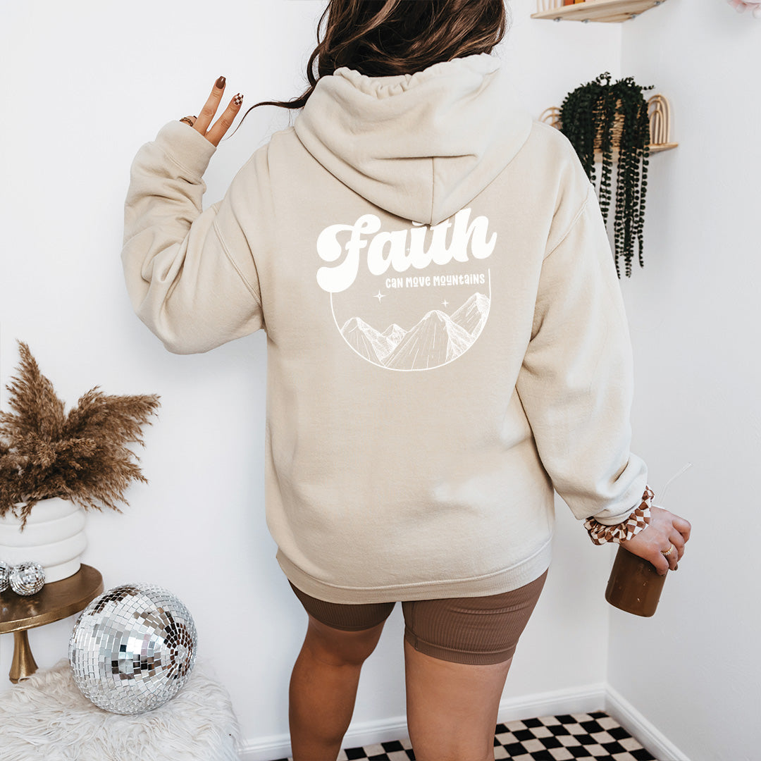 Faith Can Move Mountains Unisex Hoodie