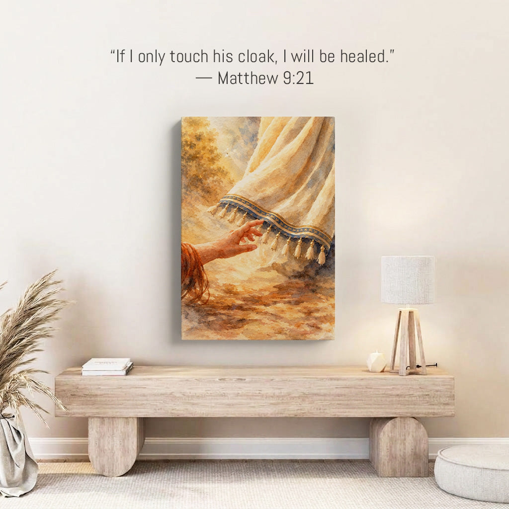 Touch of His Garment Canvas