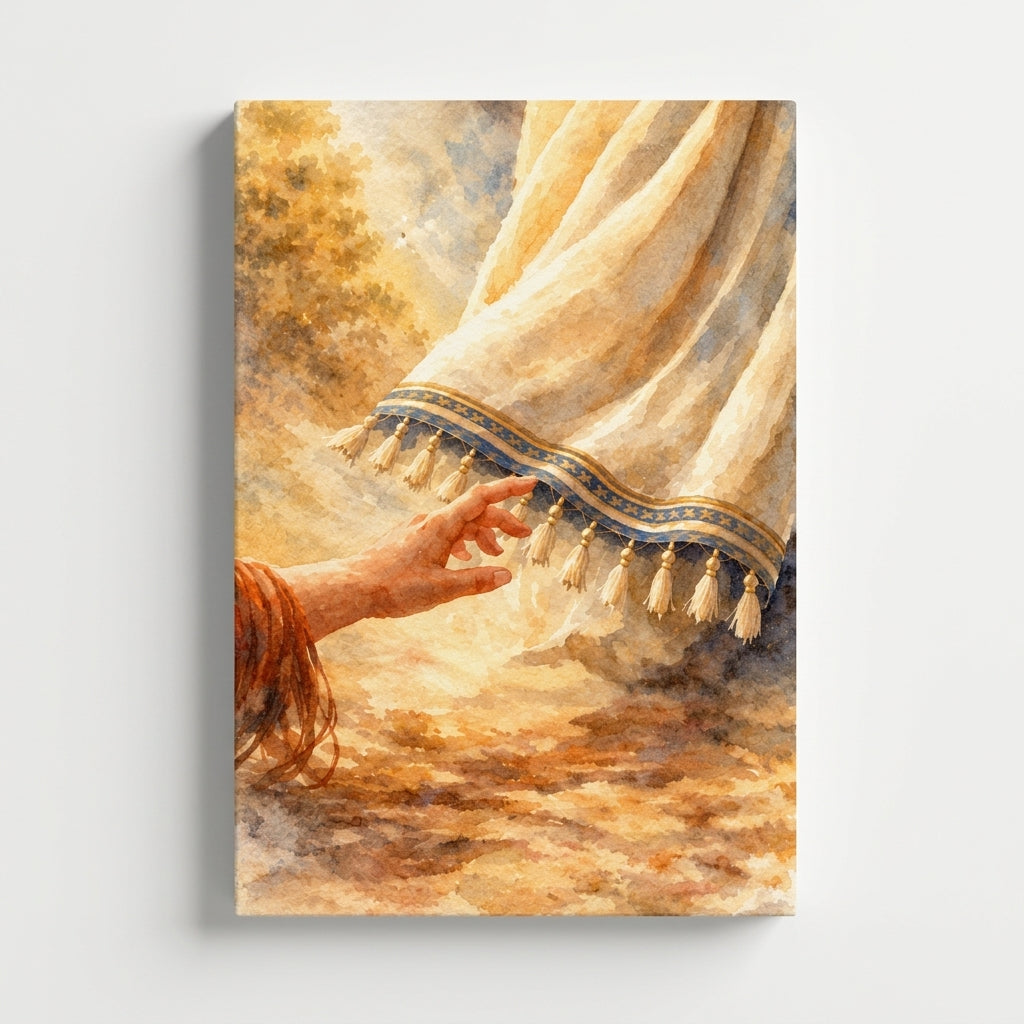 Touch of His Garment Canvas