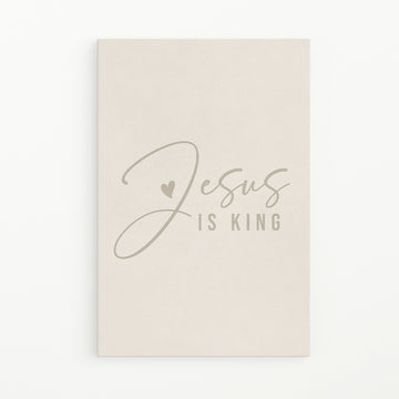 Jesus Is King Canvas